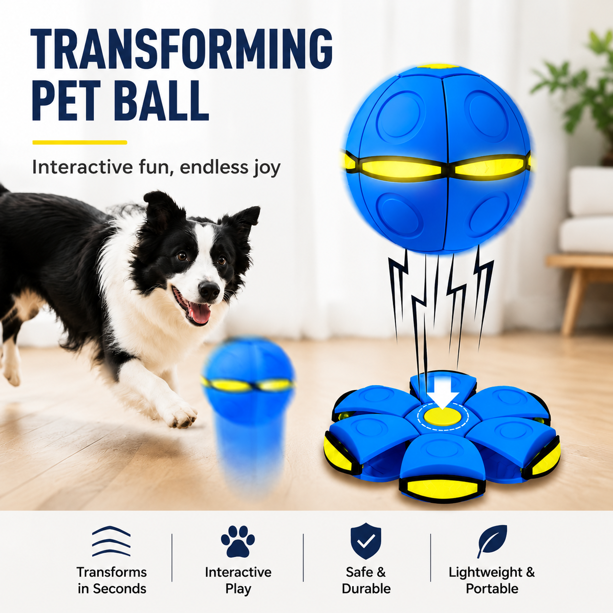🐾 MCOIKY® Smart Jumping Dog Ball