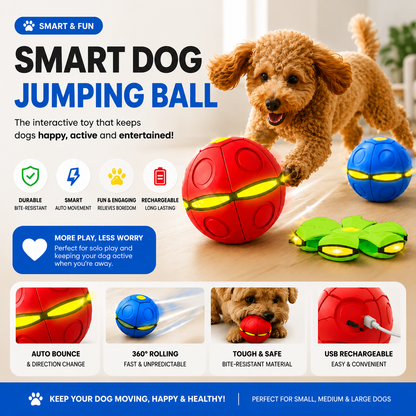 🐾 MCOIKY® Smart Jumping Dog Ball