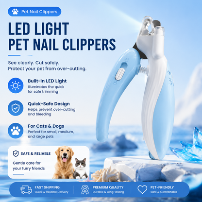 ✨ 🐾 MCOIKY®  LED Pet Nail Clipper